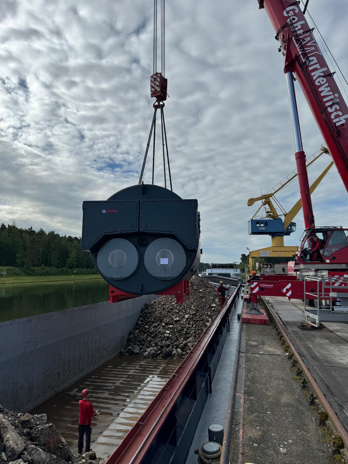 Speciaal transport grote contructies